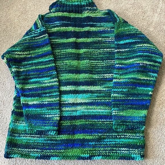 Heavy cardigan with beautiful marled colors - Picture 4 of 10